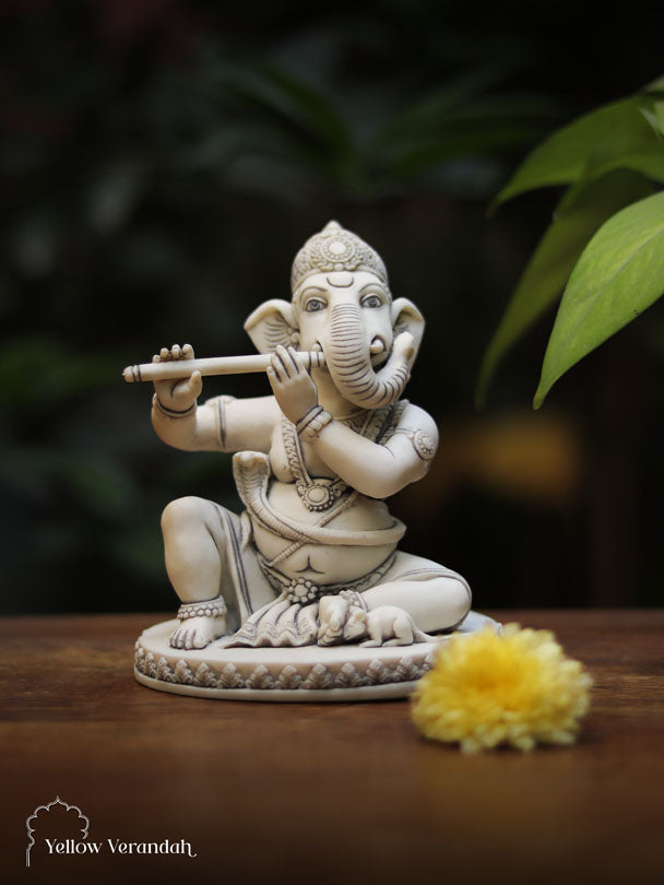 Marble Dust Sculpture - Ganesha