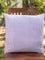 Iris Block Printed Cotton Cushion Cover - 20 Inch