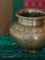 Vintage Brass Carving Pot