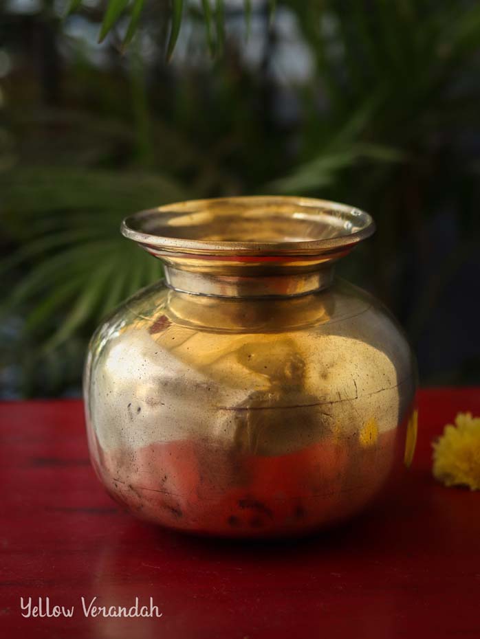 Vintage Brass Pot