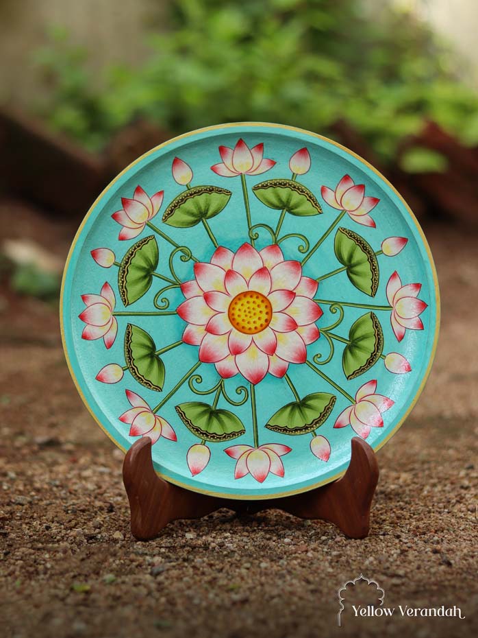 Pichwai Handpainted Wall Plate - 10