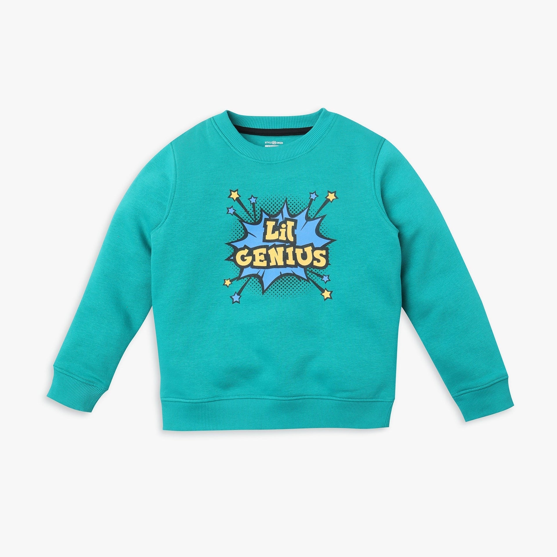 Boys Regular Fit Printed Sweat Tee