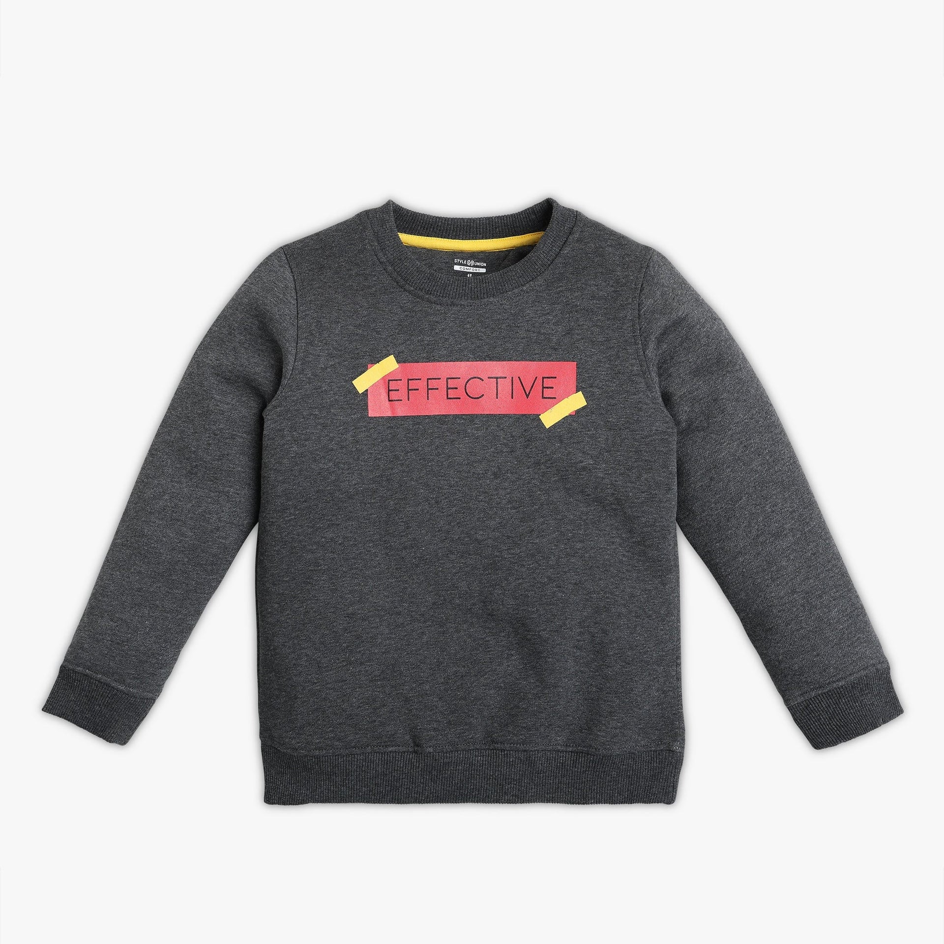 Boys Regular Fit Printed Sweat Tee