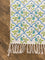 Kolam Block Printed Cotton Dhurrie Rug