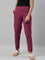 Medium Violet Cotton Stretch Kurti Pants