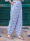 Set of 2 - Blue Lotus Block Printed Kurta and Lantern Pants
