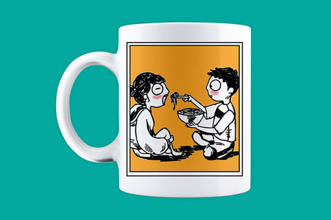 Love is sharing Maggi Mug