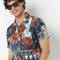 Camp Collar Half Sleeve Cuban Printed Shirt