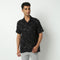 Camp Collar Short Length Cuban Embroidered Relaxed Fit Shirt