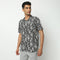 Camp Collar Half Sleeve Short Length Relaxed Fit Cuban Printed Shirt