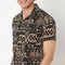 Camp Collar Half Sleeve Cuban Printed Relaxed Fit Shirt