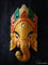 Himalayan Wooden Protecting Ganesha Mask