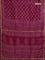 Chanderi bagru saree pink with butta prints and small zari woven border