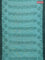 Bengal soft cotton saree teal blue and blue with allover weaves and simple border