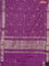 Assam silk saree purple with allover zari weaves & embroidery work and zari woven border