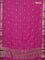 Assam silk saree pink with allover zari weaves & embroidery work buttas and zari woven border