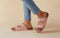 Cork Sandals : Blush Pink