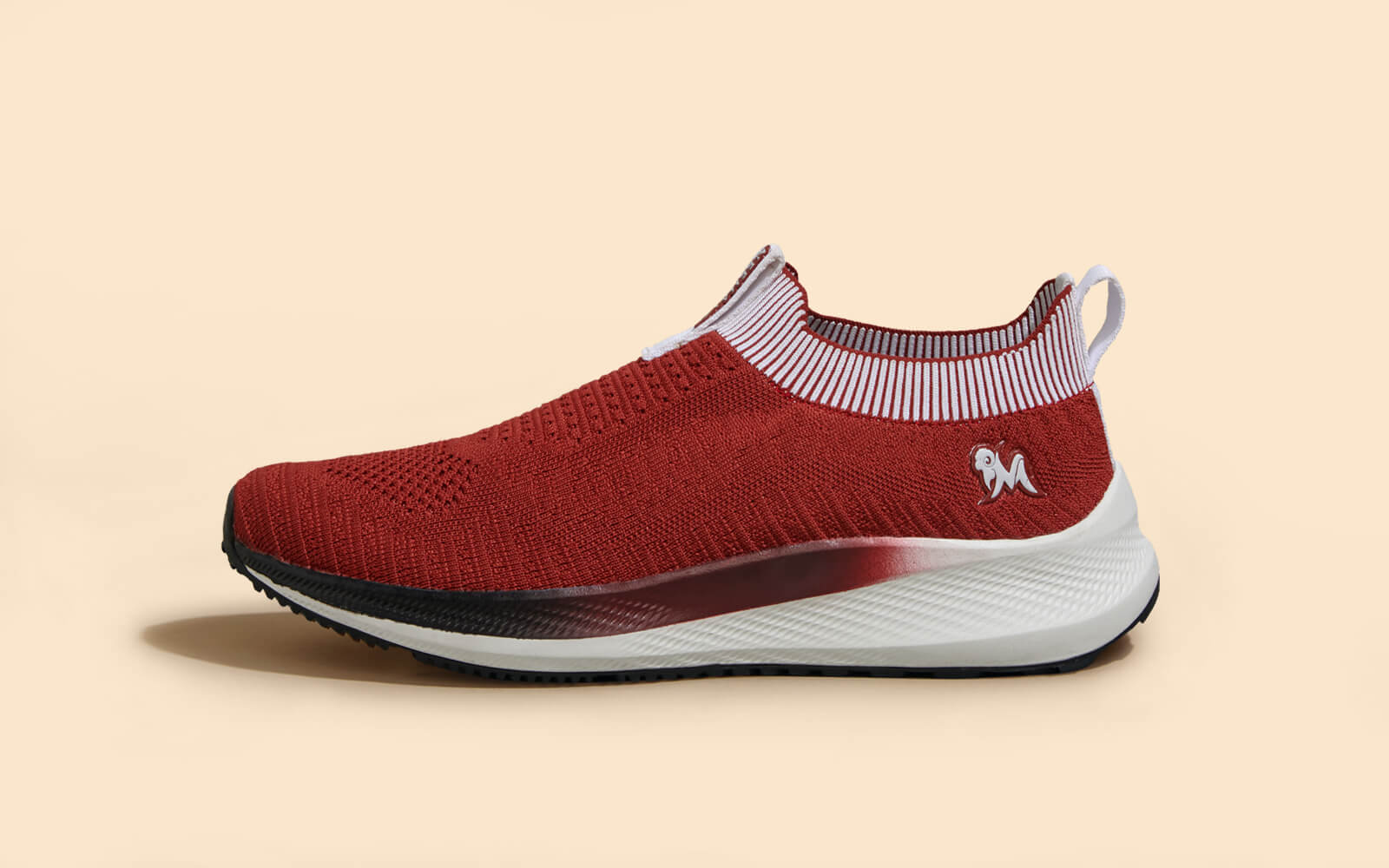 Grip Fit Slip Ons : Maroon