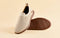 Spotlight Slip Ons : Tusk Ivory / Brown Sole