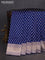Banarasi uppada silk saree blue with allover zari woven buttas and zari woven border