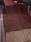Banarasi mushru silk saree wine shade with allover zari weaves and zari woven border