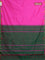 Arani semi silk saree candy pink and dual shade of greenish pink with thread woven buttas and thread woven butta border