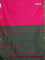 Arani semi silk saree pink and dual shade of green with thread woven buttas and thread woven butta border