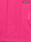Arani semi silk saree pink with allover silver zari weaves in borderless style