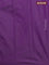 Arani semi silk saree deep purple with copper zari woven buttas in borderless style