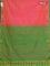 Arani semi silk saree dual shade of pink and green with thread woven buttas and thread woven butta border