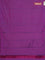 Arani semi silk saree purple with copper zari woven buttas in borderless style