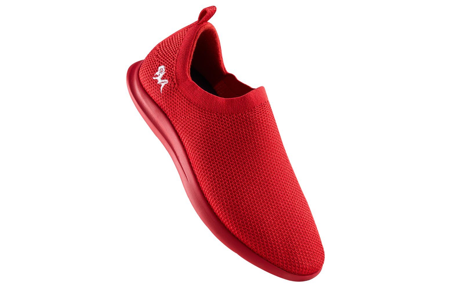 ReLive Knit Slip Ons : Fiery Red