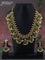 Antique Guttapusalu Necklace with kemp & cz stones and pearl hangings