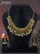 Antique Guttapusalu Necklace with kemp & cz stones and pearl hangings