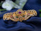 Antique Hair clip big size peacock design with kemp and cz stones