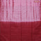 Bamboo saree light pink and maroon with allover tie and dye & thread weaves and sequin work pallu