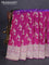 Banarasi semi katan silk saree dual shade of purple with zari woven buttas and zari woven border