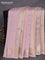 Banarasi tissue semi silk saree beige and baby pink with zari weaves & buttas and zari woven butta border
