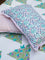 Fields of Lavender Block Printed Cotton Bedsheet