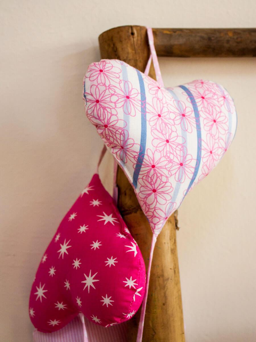 Five Heart Hanging Kids Room Decor