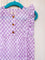 Purple Haze Organic Cotton Block Printed Romper