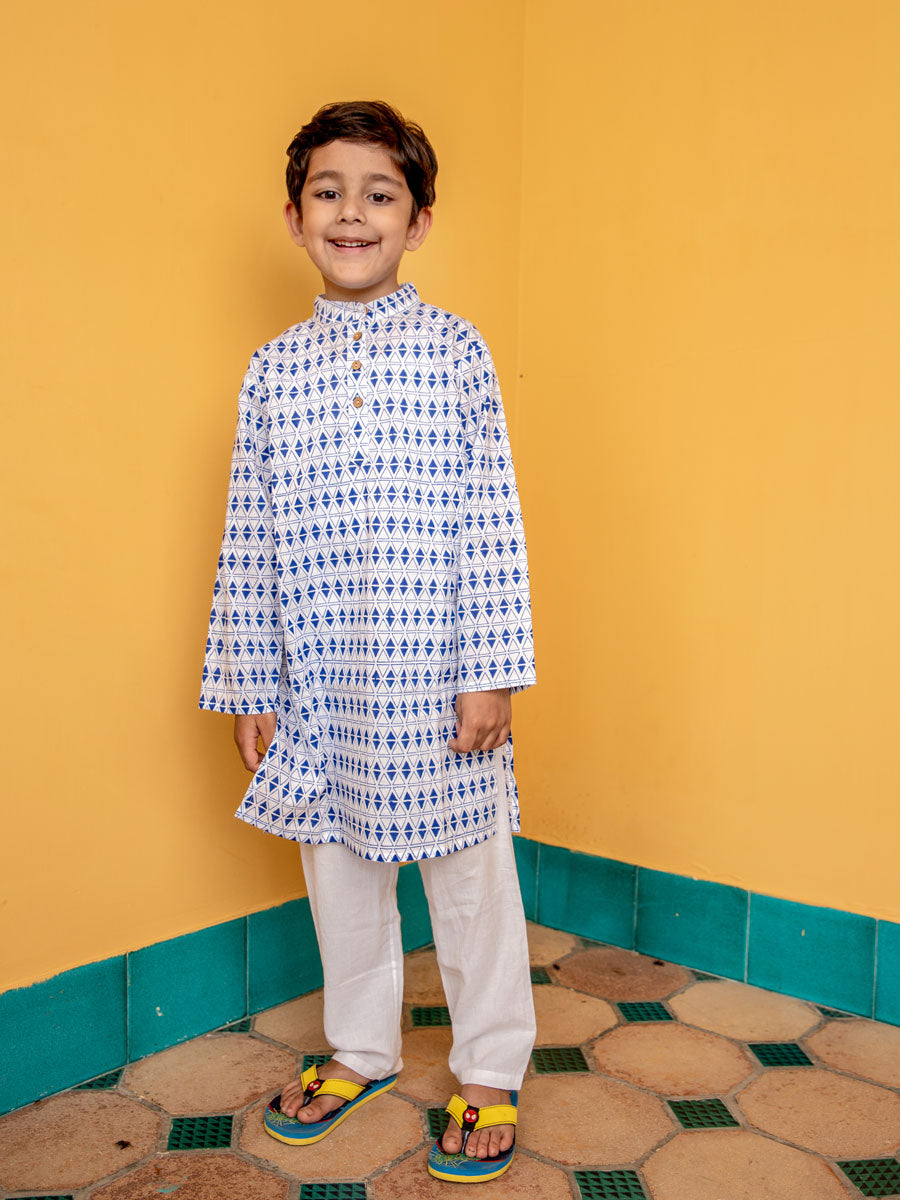 Indigo Love Organic Cotton Long Kurta