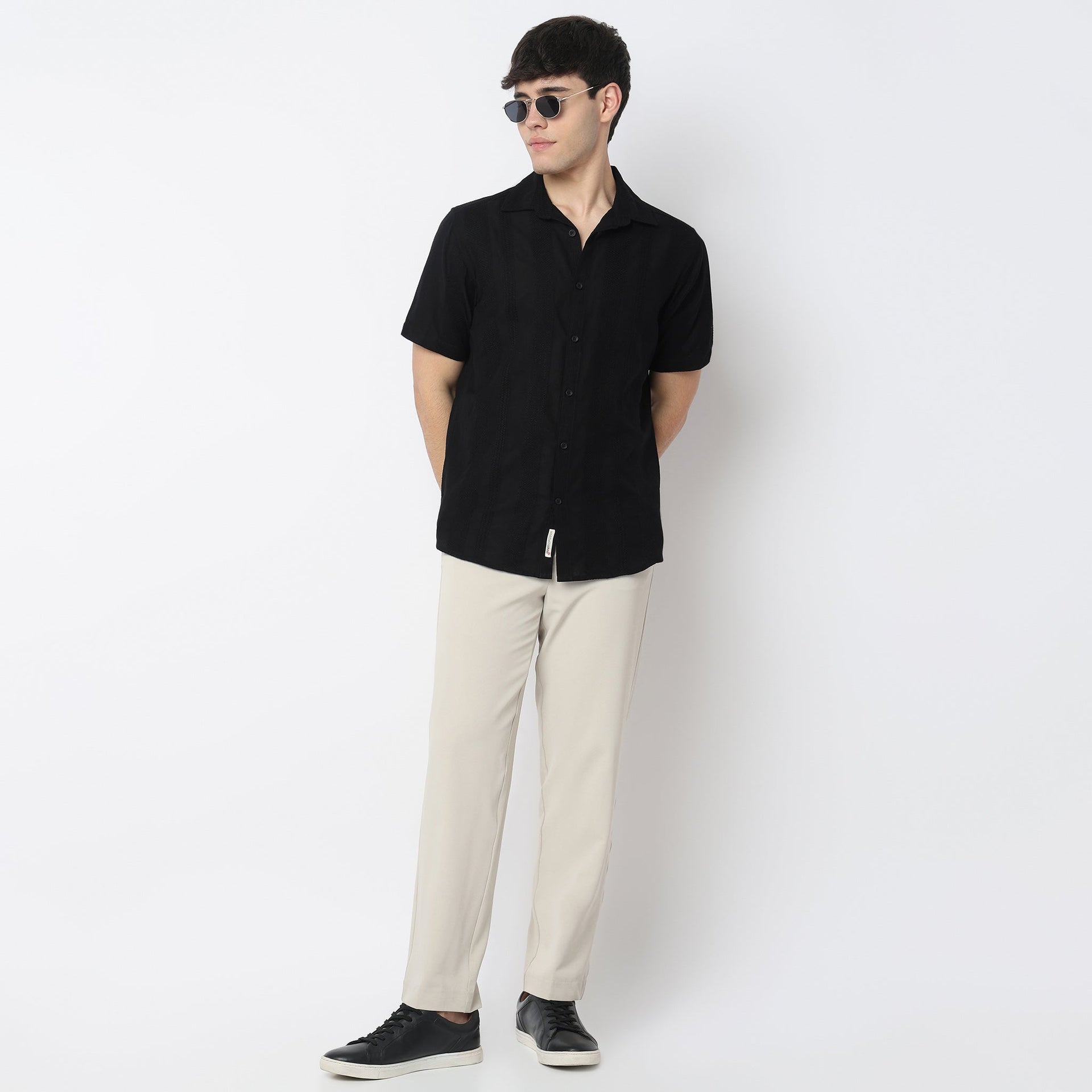 Cotton Cuban Bae Shirt