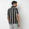 Camp Collar Half Sleeve Striped Mood Shirt