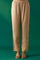 Beige Embroidered Anarkali Kurta with Straight Pant and Dupatta Set
