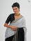 Double Trouble: Black/White Saree