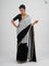 Double Trouble: Black/White Saree