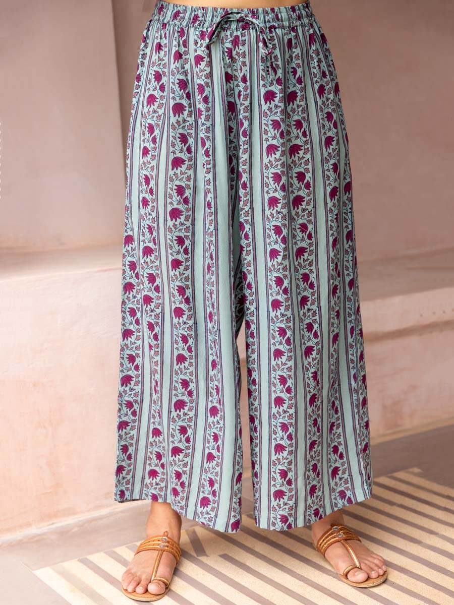Floral Dream Modal Palazzo Pants