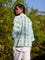 Silk Route Block Printed Cotton Kimono Jacket