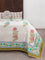 Spring Time Block Printed Cotton Quilt
